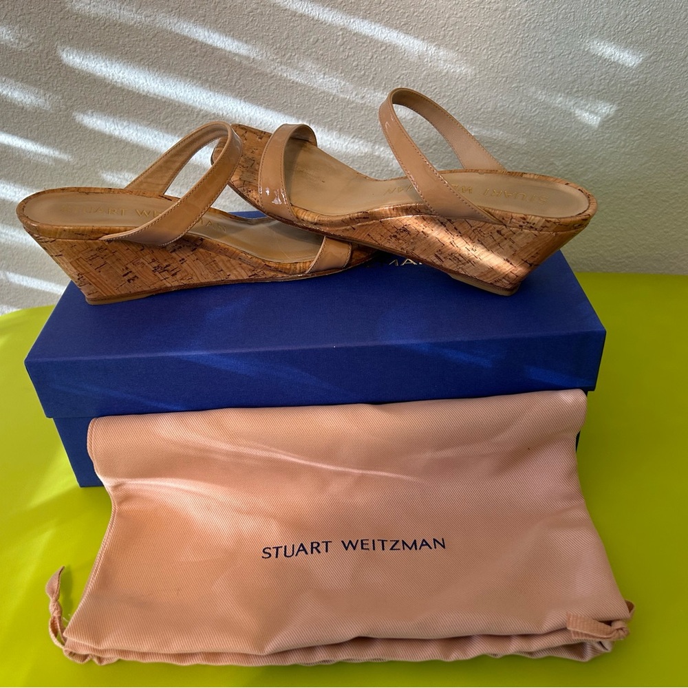 Stuart Weitzman Aleen Cork Wedges